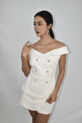 Off Shoulder Peplum Top