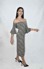 Bell Sleeve Midi Dress