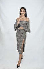 Bell Sleeve Midi Dress