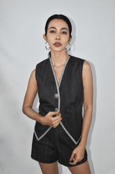 Sleeveless Denim Vest