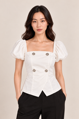 STRUCTURED OFF-SHOULDER TOP